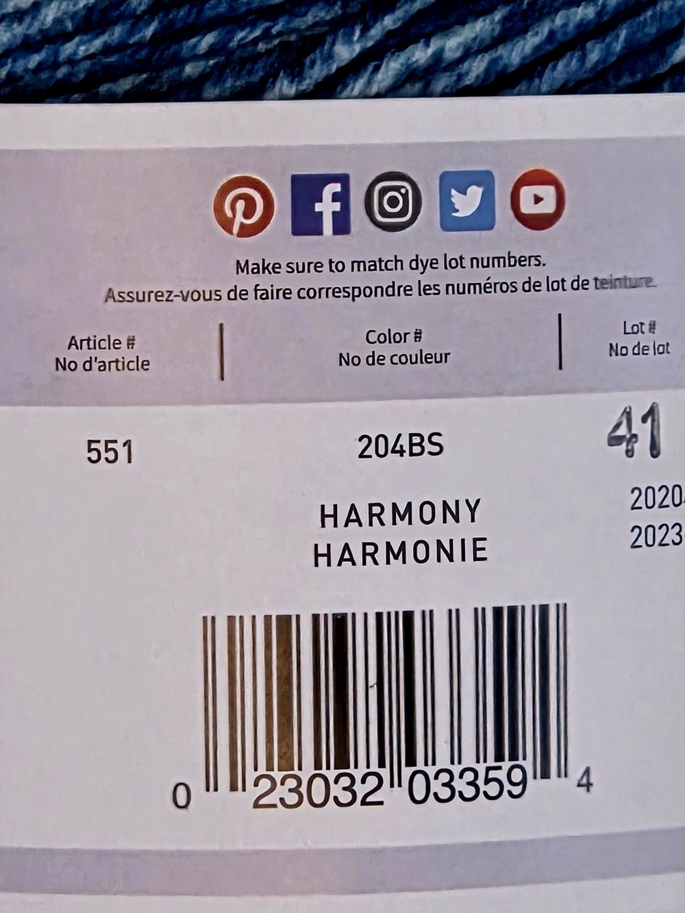 Lot Of 5 Cakes *Mandalas Ombré Yarn Cake - Harmony Lot 41 - Picture 5 of 8